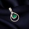Chrome Diopside Gemstone 925 Sterling Silver Jewelry Handmade Beautiful Pendant PP-49-18