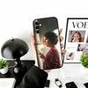 P-B-Polly Gray Phone Case For Samsung Galaxy A73,A72,A71,A70,A53,A52,A51,Soft Silicone Black Cover