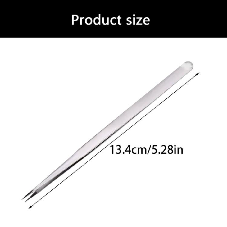 Polished Tweezers With Nonslip Grip Perfect For Gardening Trimming Jewelers Engineers Repair And Scientific Applications