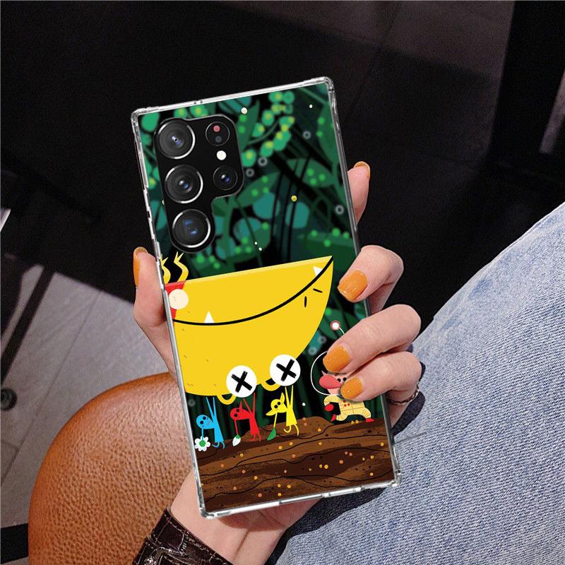 Game P-PikminS 4 Phone Case For Samsung Galaxy S24 S25 Edge S26 Ultra S23 S22 S21 Plus S20 FE + Personalized Print Cover Galaxy