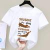 Dachshund Teckel Funny Cute Dog Animal TShirt Kid Girls Short Sleeve Summer Fashion Tshirt Casual Fashion Tee Shirt ONeck Tops