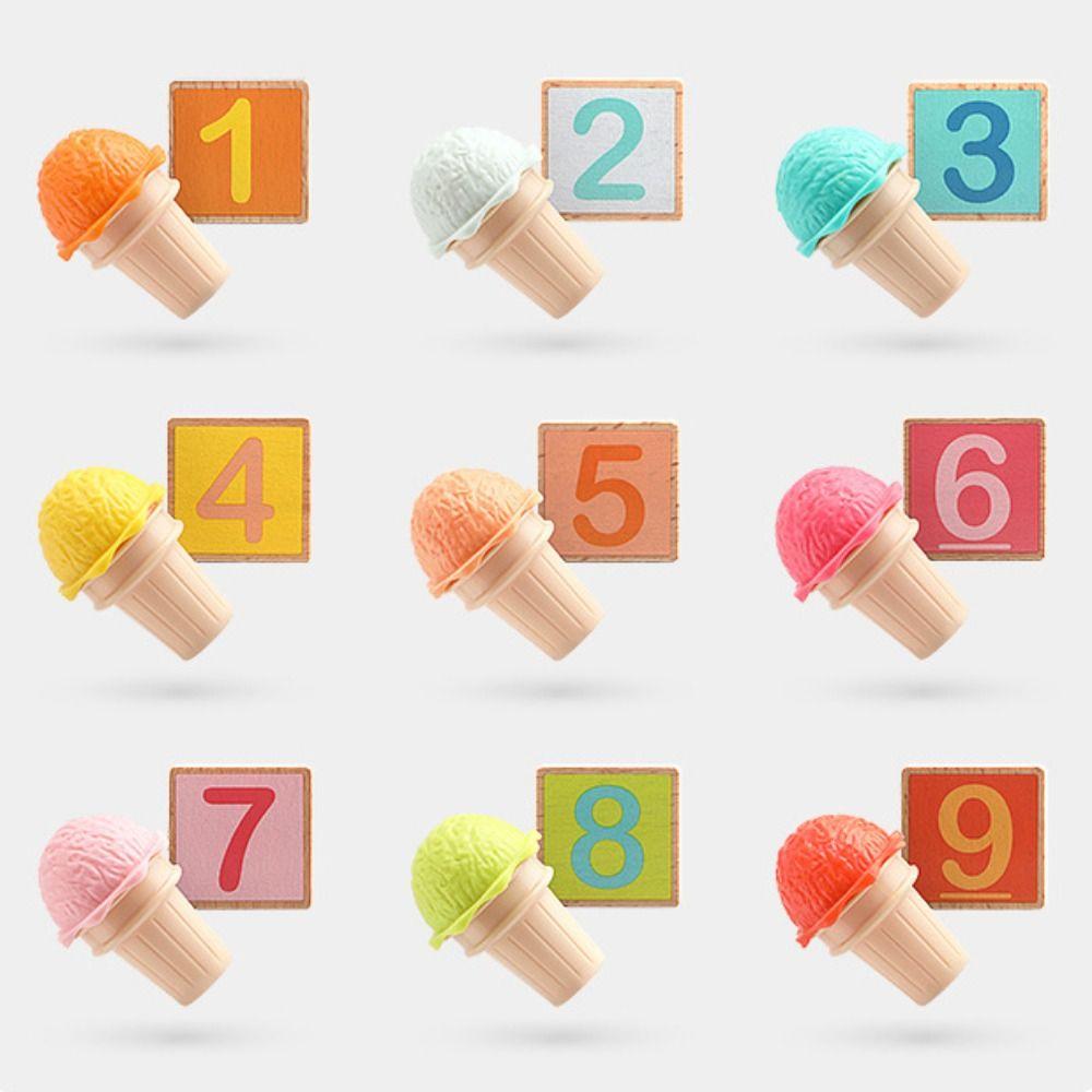 Plastic Pretend Play Food Toy Play House Math Learning Toy  Party Favor Gift