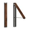 Aluminum Material Foldable Clothes Drying Rack No Drill Installation Multi-Functional Wall Mounted Rack Foldable
