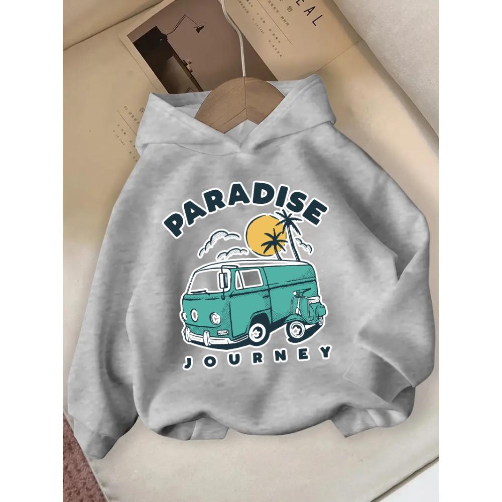 A Casual And Fashionable Hooded Sweatshirt With Cartoon Printed Patterns For Boys In Autumn