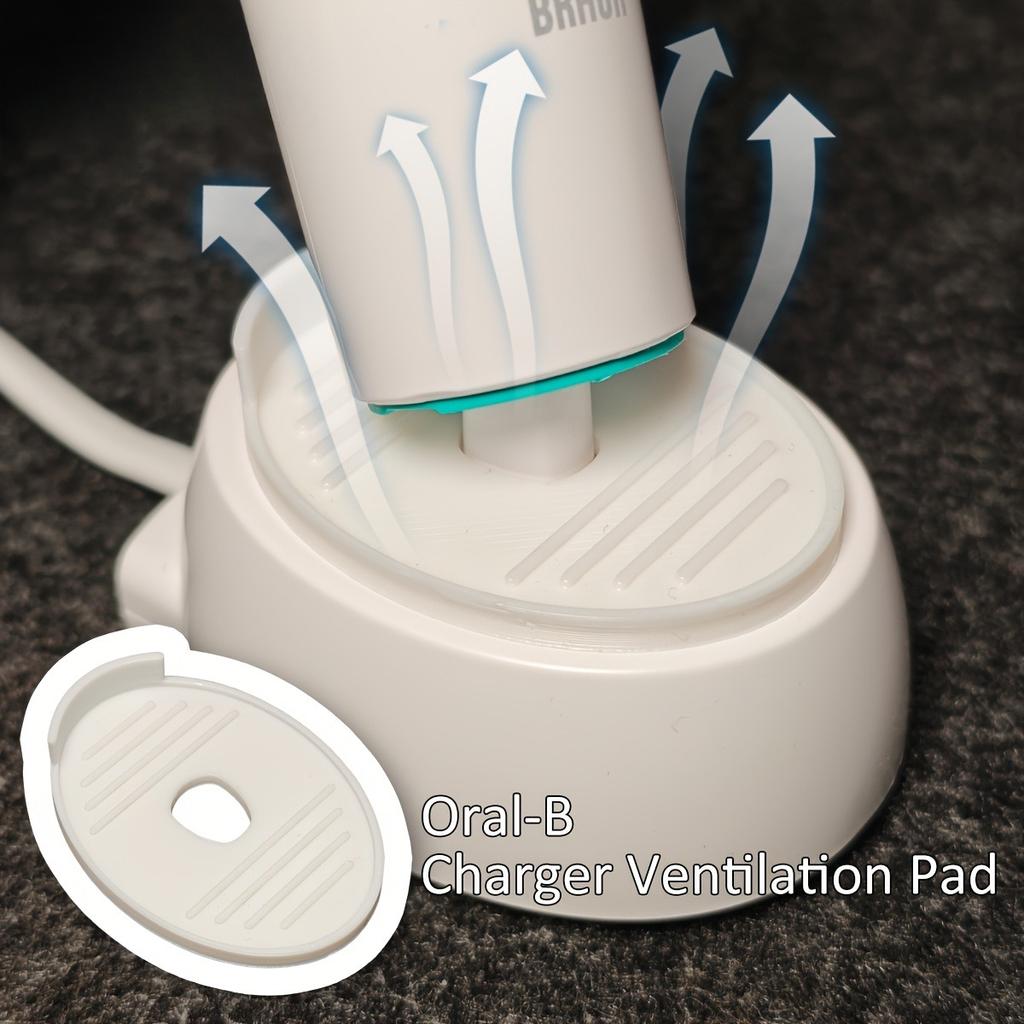 Electric Toothbrush Charging Base Drain Tray, Ventilation Design to Prevent Dirt Residue Moisture, Effective Hygiene Keeper