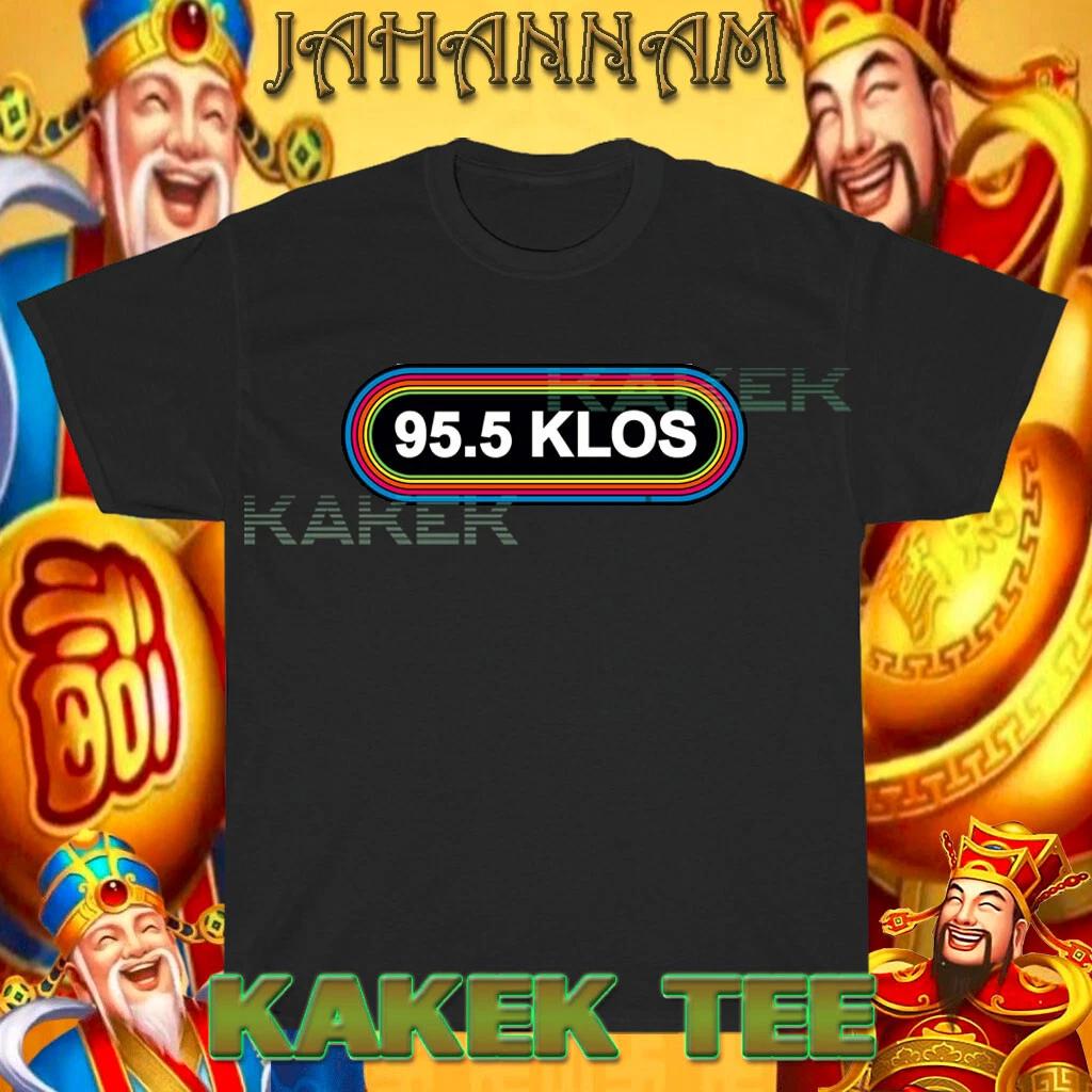 New Shirt 95.5 Klos Logo T shirt Funny Logo TEE T shirt Size S to 5XL S