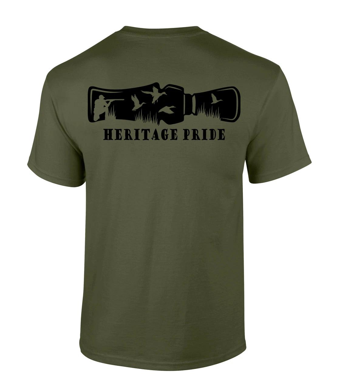Heritage Pride Duck Call Hunting FIshing Outdoors Short Sleeve T-Shirt 2XL