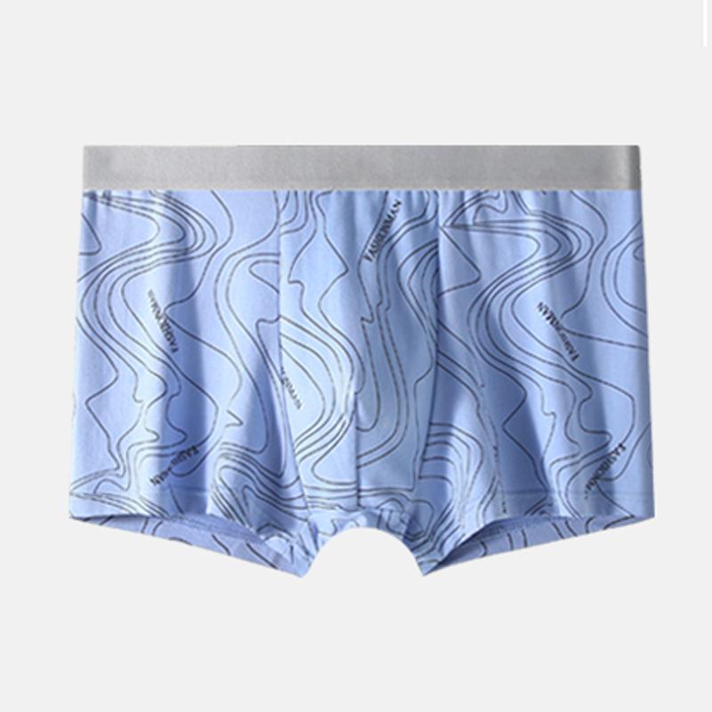 

Мужское нижнее белье Боксеры средней посадки Мужские плоские трусы Большого размера Дышащие и удобные 4XL