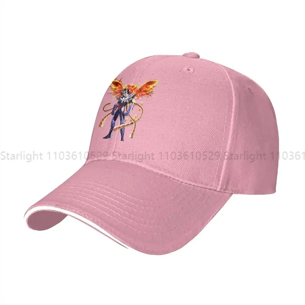 Washed Mens Baseball Cap Powerful Fire Trucker Snapback Caps Dad Hat Saint Seiya Golf Hats