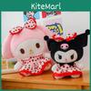 Adorable Cartoon Strawberry Kuromi Plush Doll For Kids With Soft Pp Cotton Filling