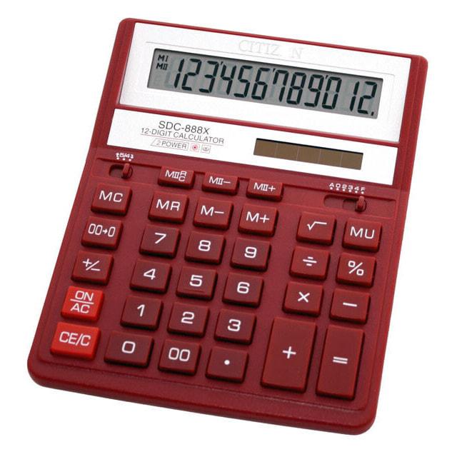 

Калькулятор Citizen SDC-888X Pocket Financial Red
