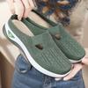 Half Slide Women Shoes Versatile Casual Shoes Breathable Closed Toe Slide Slip On Lazy Shoes Mesh Soft Bottom Single Shoes Women Comfortable Sneakers