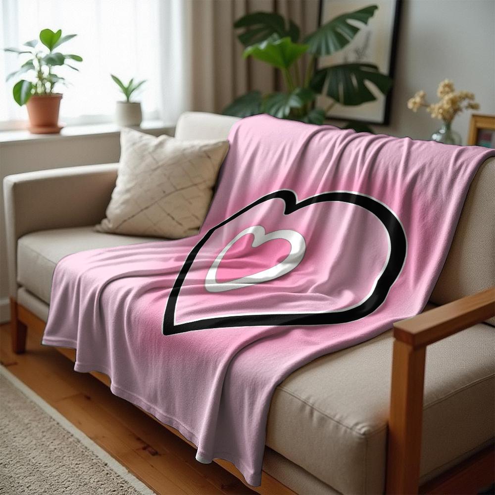 Neon Witch Hat Star Moon Cartoon Anime Print Flannel Blanket Soft Warm Throw for Kids Bedroom Sofa Christmas Office Car