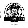 Custom Personalized Japanese Geisha Metal Wall Art Name Sign Hot Sale Home Decor