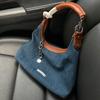 Nuova borsa tote di grande capacità stile Hong Kong retrò di alta gamma borsa da sottoascellare tendenza moda borsa a spalla da pendolare donna