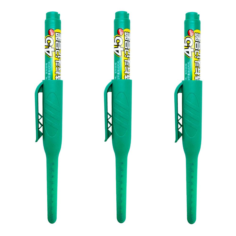 2-8Pcs 45mm Waterproof Long Head Nib Deep Hole Markers Pen Tile Carpenter Pen Multi-purpose for Woodworking Black/Blue/Red Ink
