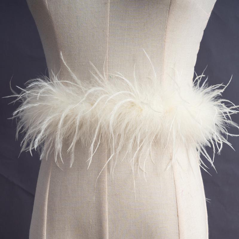 

Красочные полоски перьев страуса для создания танцевальных костюмов и аксессуаров своими руками