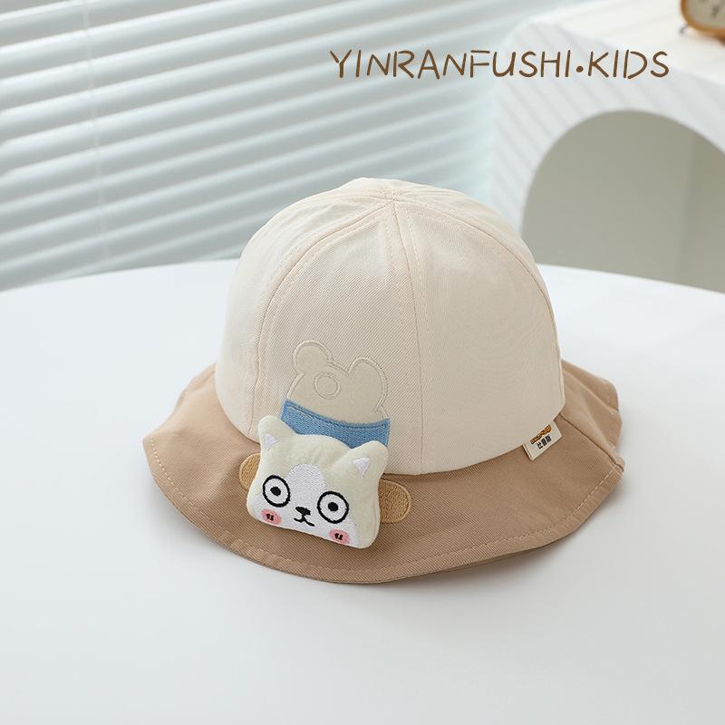 Infant and Toddler Fisherman Hat Spring and Autumn Cute Baby Super Cute Sunbath Hat Boy and Girl Sun Protection Versatile Hat Fashionable