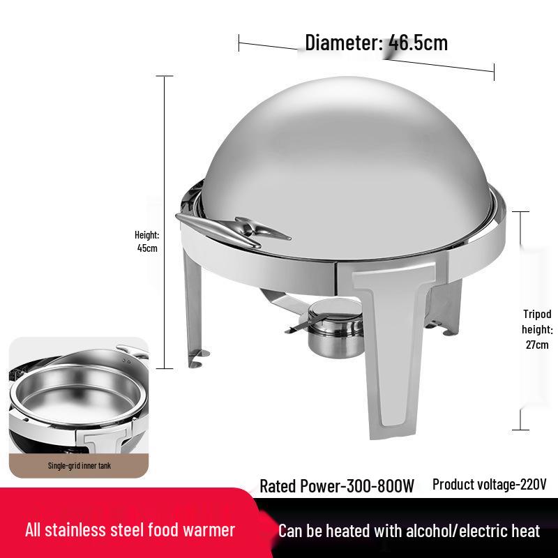 Нержавеющая сталь откидная крышка буфетная мармитница и подогреватель пищи
