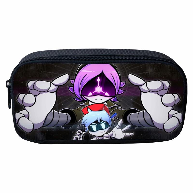 Murder Drones Cartoon Pencil Case for Kids - Stylish Storage Stationery Box