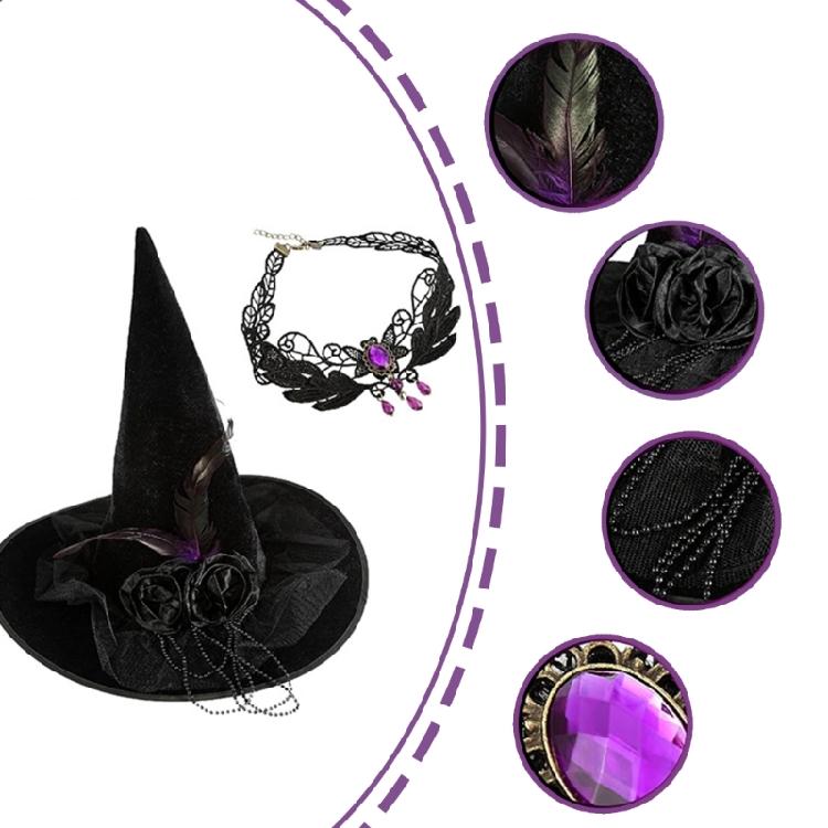 Sophisticated Unisex Hats Necklace Set Unique Weathered Stylish Hat Fashion Creative Hat for Stylish Party Look