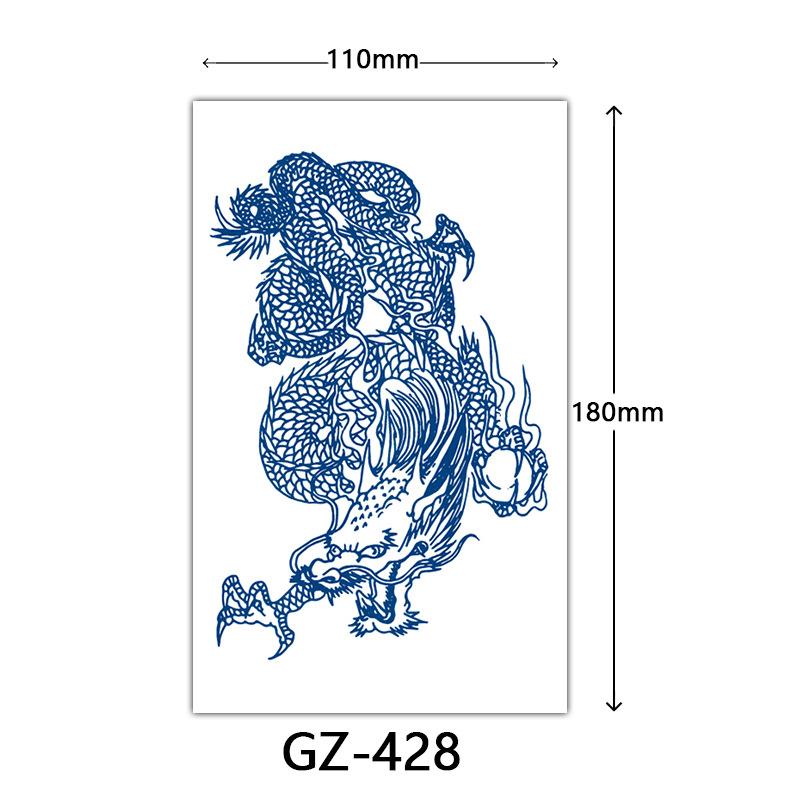 Autocolante Tatuaj Herbal, Autocolante Tatuaj cu Suc, Autocolante Tatuaj Semi-Permanent cu Litere Englezești Tatuaj