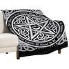 Pentagram Symbol Throw Blanket Loose Summer Large Polar Blankets