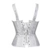 Corset Crop Tops Burlesque Lingerie Corset Top Vest Hot Shaper Overbust Corset Gothic Clothing Corsage Medieval Ladies