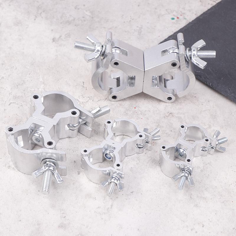 Aluminum Alloy Double Ring Buckle Stage Lights Clamp Clip Bracket 18-21Mm 38-52Mm Light Clamps Quick Release Lamp Hanger Hooks