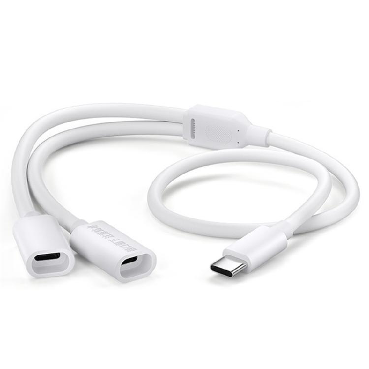 Type C Male to Female Charging Cable Power Extension Wire Ideal for Solar Powered Cameras and Camping Gear Connection
