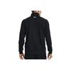 Under Armour Storm Color Block Striped Logo Zip Baseball Jacket Men Jackets Black 1370123-001
