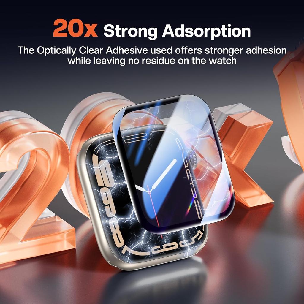 Easy Installation Film For Apple Watch Ultra 4 3 2 49MM Screen Protector PMMA Flexible Films for iWatch Series S11 S10 42mm 46mm 7