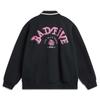 Li Ning Basketball Series Bad Five Letter Single Button Comfortable Breathable Versatile Fleece Loose Baseball Jacket Men Jackets Black AFDU307-1