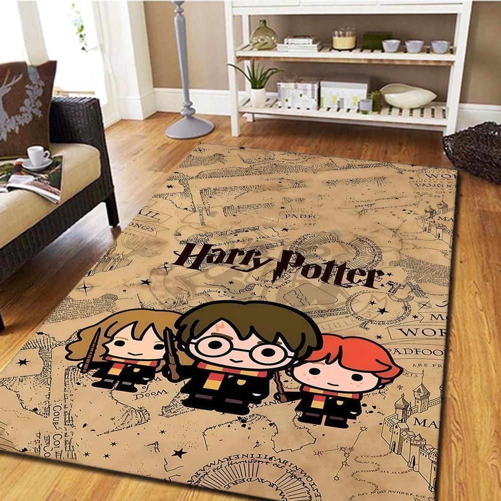 Harry Potter's Owl Floor Carpet, Cool Movie Themed Mat, Digital Printed Rug for Bedroom Decor -HYQ28