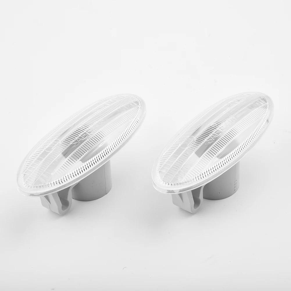 2Pc Side Turn Signal Light Cover Fender Marker 26160-89900 For NISSAN MARCH III K12 For NISSAN NOTE E11 For DUALIS J10 For MARCH