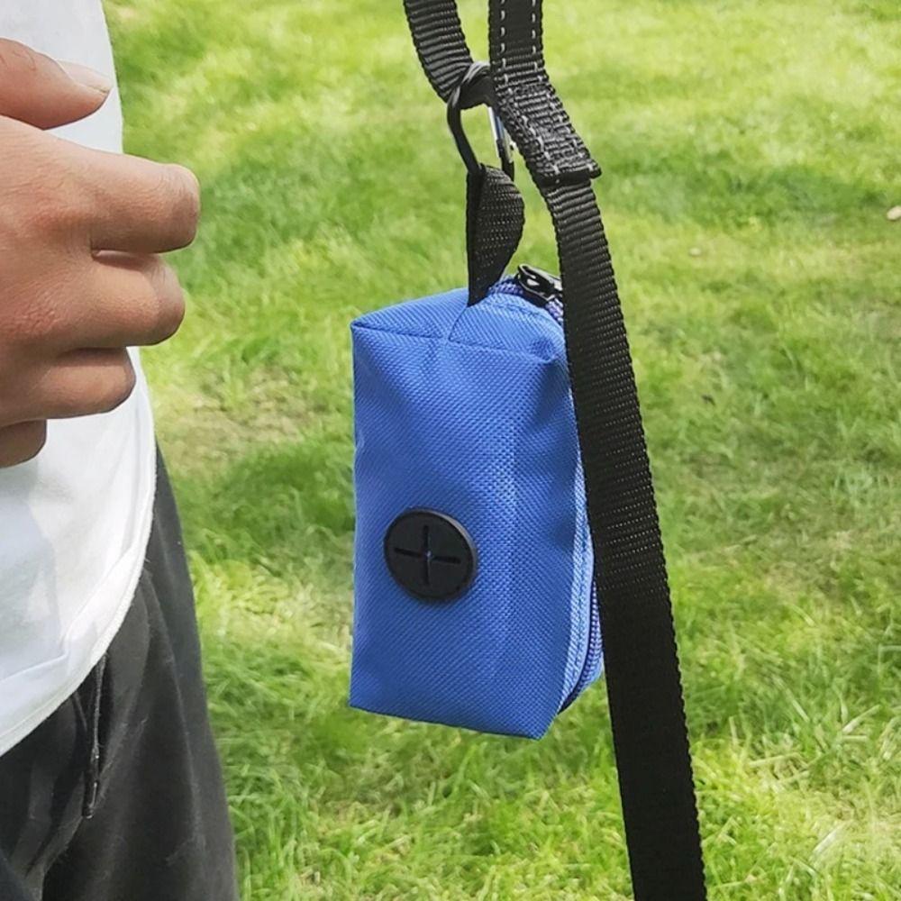 Refillable Dog Poop Bag Leash Attachment Pet Cleaning Tools for Puppy Outdoor Stroll