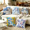 Ika Musume Cute   Pillow Covers Home Sofa Cushion Covers and Aecorative Custom