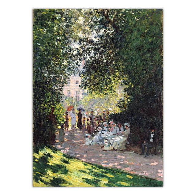 Francouzský Claude Monet Klasická olejomalba Domácí dekorace Obraz Umělecké plátno Obrazy na stěnu Plakát Obrazy na plátně Obrazy