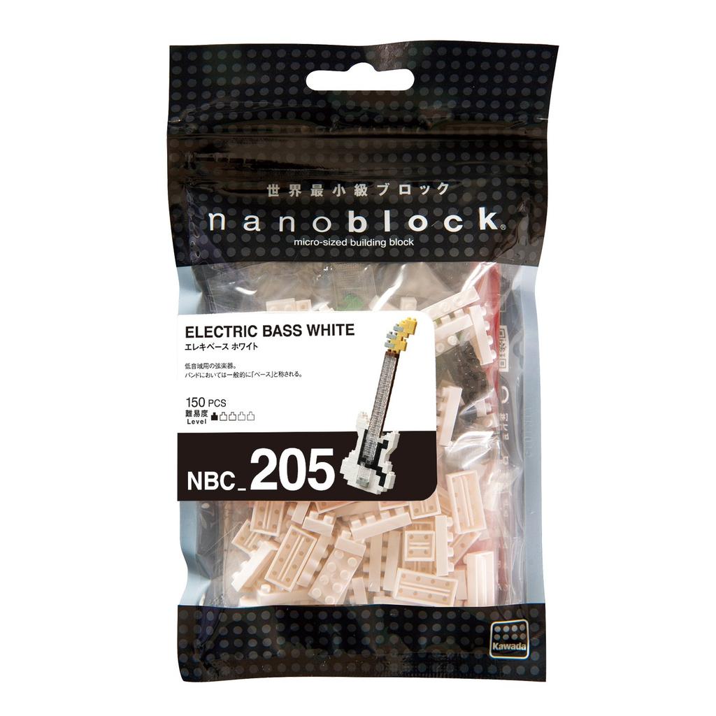 nanoblock Electric Bass White NBC_205
