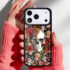 Skull With Roses Phone Case for iPhone 17 Air 16e 15 14 13 Pro Max Back Cover for 12 11 Pro Coque