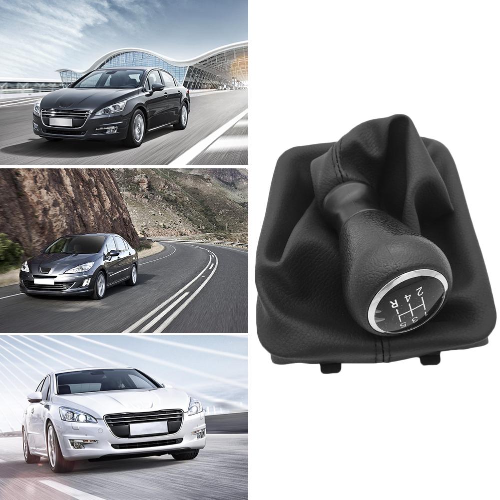 

For Peugeot 206 207 5 Speed Gear Shift Knob Shifter Stick Lever Collar Cover China Mainland