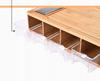 Tagliere Multifunzione in Legno con 3 Cassetti e Grattugie Regalo
