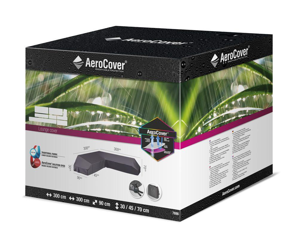 Cover for Garden Corner Set 7886 300X300X70 Aerocover Gray Homms