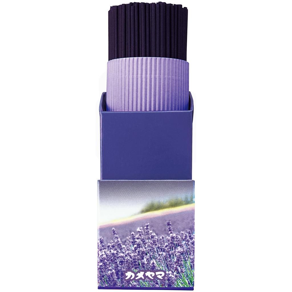 Kameyama Hanageshiki Lavendel Niedrig 360 Vertikal Niedrig Rauch Räucherstäbchen, Rauch, ca.. 130g, Ca.. Stäbe, Schachtel,
