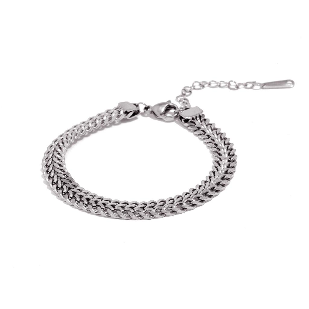 Stainless Steel Chunky Chain Necklace for Women, Gold Plated Vintage Retro Hypoallergenic Durable Jewelry Gift