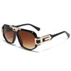 High Quality Stylish High End Designer Style Retro Trendy Travel Friendly Oversized Male Female Sun Glasses Top