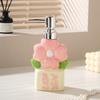 Soap dispenser creative flower lotion press bottle hand sanitizer bottle bathroom shower gel shampoo ceramic bottle bathroom