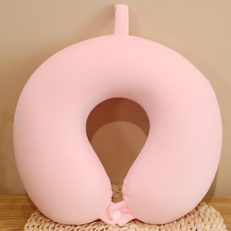 U-Shaped Memory Foam Neck Support Pillow for Travel and Office