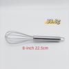 All-Stainless Steel 6-Wire Manual Egg Beater for Kitchen Baking