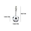 9Pcs Creative Socr Keychains Stress Relief Stress Ball Rotate Football Shaped Pendant for Sports Bag Carnival Party Favors